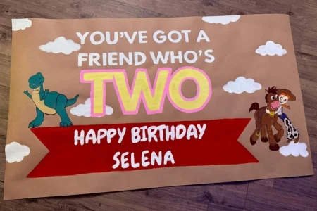 Custom Event Banner 2nd Birthday