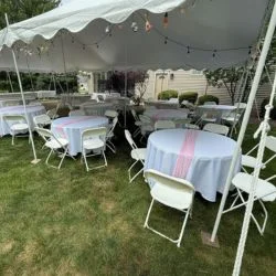 Group of Rental Tables and Chairs